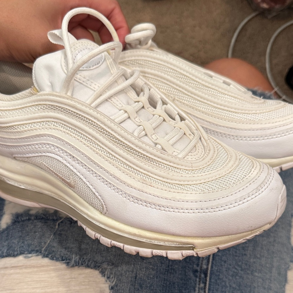 White Nike shoes